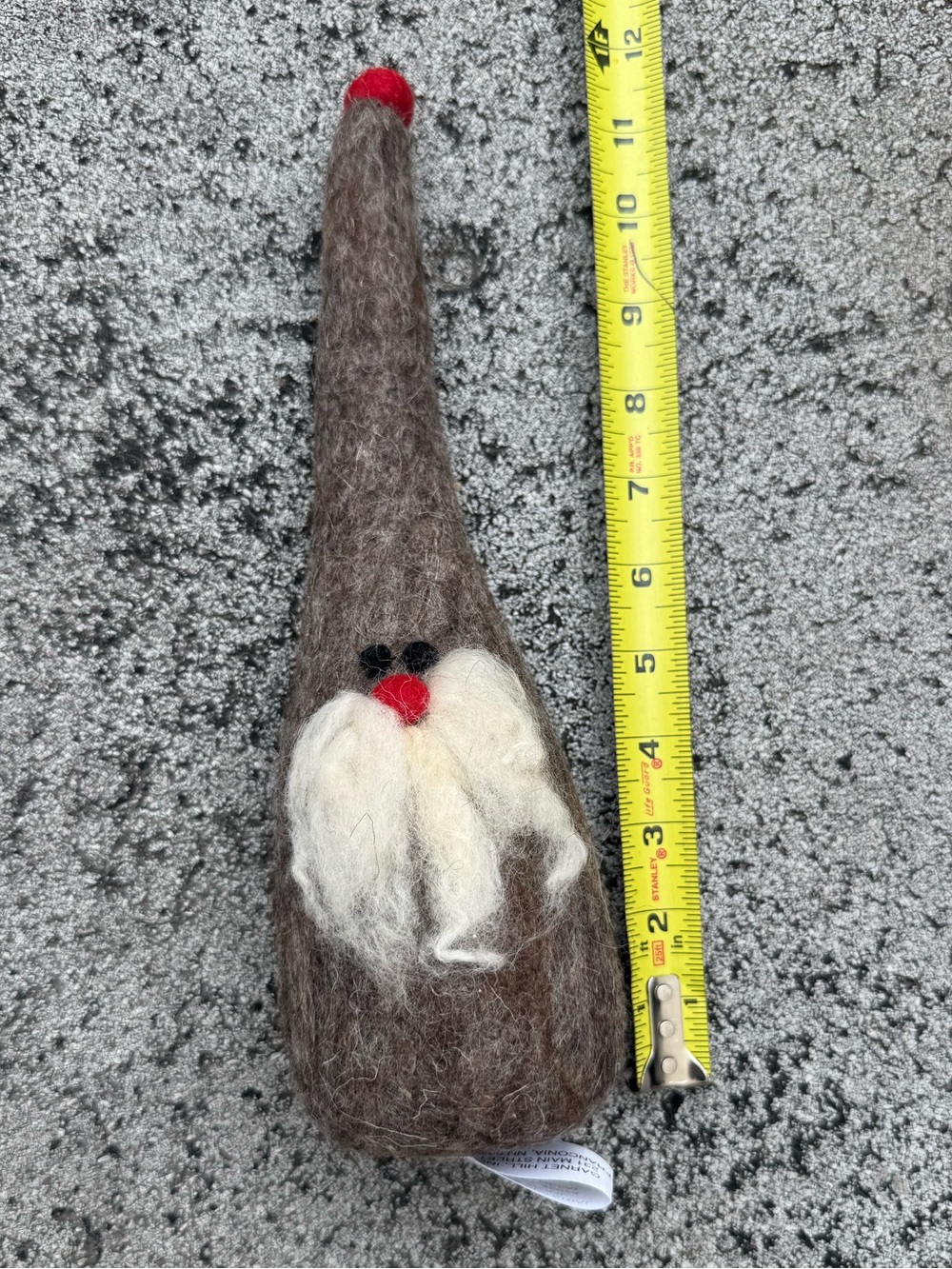 Swedish Tomte - Handmade Felt Gnome Ornament